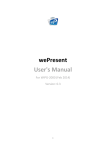 wePresent User`s Manual