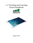 1:1 Teaching and Learning Parent Handbook
