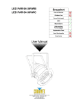 LED PAR 64-36VW B&C User Manual Rev. 3