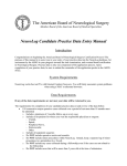 NeuroLog User Manual - American Board of Neurological Surgery