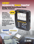 AEMC Instruments PowerPad Model 8335 Three-Phase