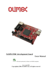 SAM9-L9260 development board Users Manual