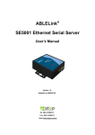 ABLELINK Serial Server SE5001 User Manual V1.5