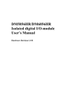 DM5856HR/DM6856HR Isolated digital I/O