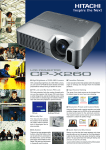 CPX260W brochure