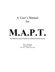 A User`s Manual for