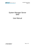 System Manager Server SMS User Manual