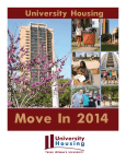 Move In 2014 - Texas Woman`s University