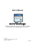 JavaScript Dialog Designer Manual