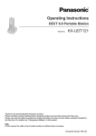 Panasonic KX-UDT 121 SLIM DECT Wireless