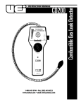 UEi CD200 Combustible Gas Leak Detector Manual