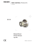 Sidewall Mount Tension Sensors WEB CONTROL PRODUCTS