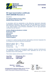 EC type-examination certificate UK/0126/0098 Revision 2