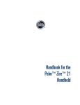 Handbook for the Palm Zire 21 Handheld