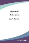 G41S Series Motherboard User`s Manual