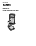 Model 401027 Pocket Foot Candle Light Meter