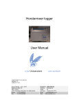 Horstermeer logger User Manual