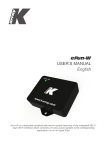 eFun-W USER`S MANUAL English - K