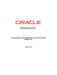 to open the Connecting the Content Repository to Primavera Unifier