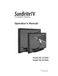 Model 3270HD Operator`s Manual