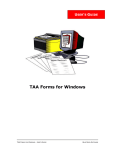 TAA Forms for Windows