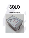 SOLO Users manual