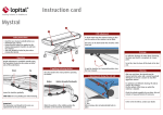 Instruction card Mystral Shower stretcher