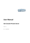 User Manual - Get Console