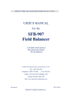 SFB-907 Field Balancer - Spectrum Instruments Ltd.