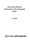 Instruction Manual Dishwasher Fully Integrated