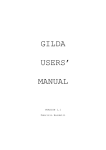 Gilda User Manual