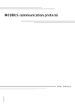 MODBUS communication protocol