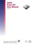 CW25 Demo Kit User Manual