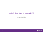 Wi-Fi Router Huawei E5 - K-Cell
