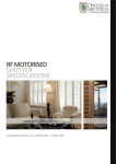 RF Motorised Shutters Specifications 2014 by Plantation Shutters Ltd