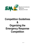 Competition Guidelines & Organizing the Emergency Response