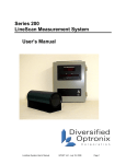Linescan Manual V. 4p1 - Diversified Optronix Home