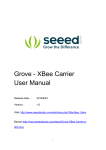 Grove - XBee Carrier User Manual