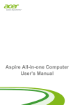 Aspire All-in-one Computer User`s Manual