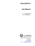 User Manual - ALTERA Technologies Sdn. Bhd.