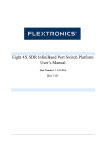 Eight 4X SDR InfiniBand Port Switch Platform User`s Manual
