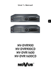 NV-DVR900 NV-DVR900CD NV-DVR1600 NV