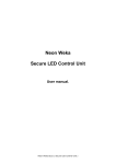 Neon Weka Secure LED Control Unit