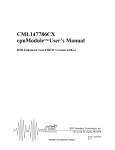 CML147786CX cpuModuleTM User`s Manual