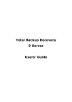 Total Backup Recovery 9 Server Users` Guide