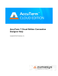AccuTerm 7 Cloud (Internet Edition) User Manual
