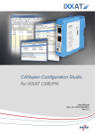 CANopen Configuration Studio for IXXAT CME/PN