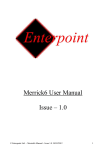 Merrick6 User Manual Issue – 1.0