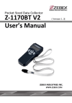 Z-1170BT V2 User`s Manual