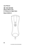 Infrared Wand with 8:1 Distance-to-Sight Ratio